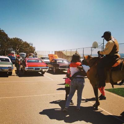 Had a bike build at Carver Elementary…