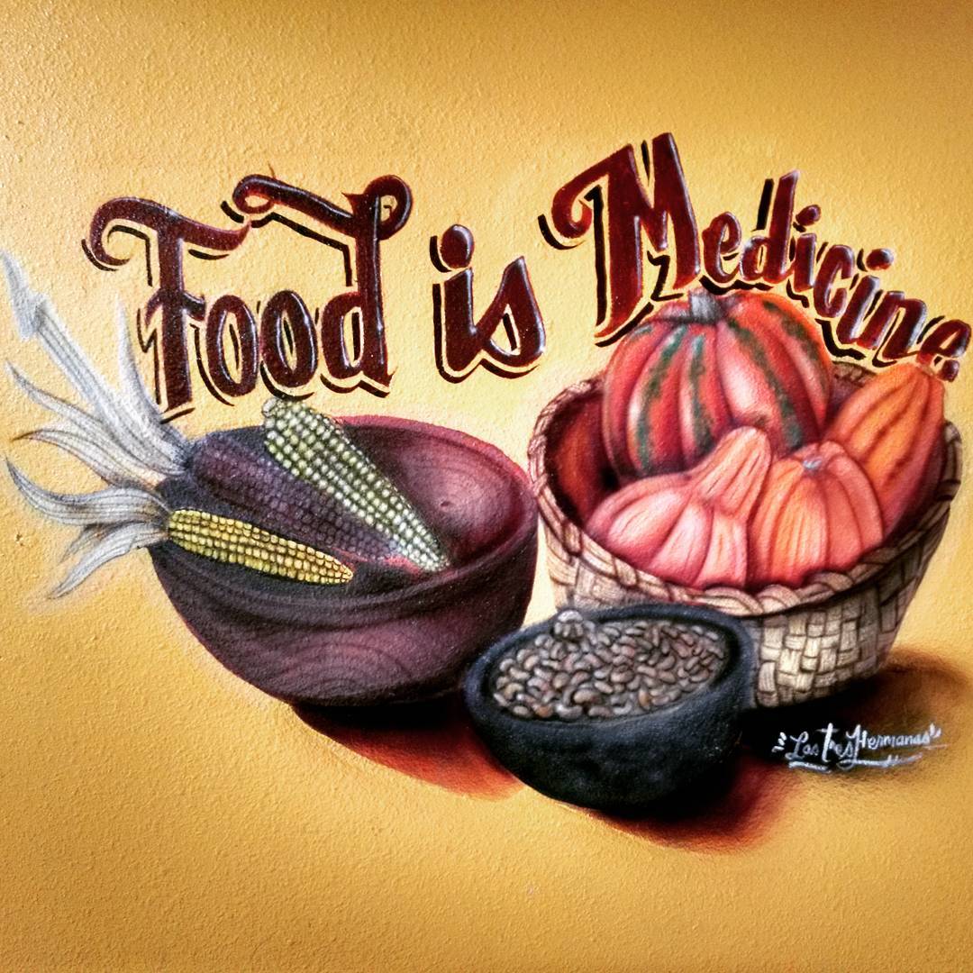 Yes, food is medicine. Sí, la comida es medicina.