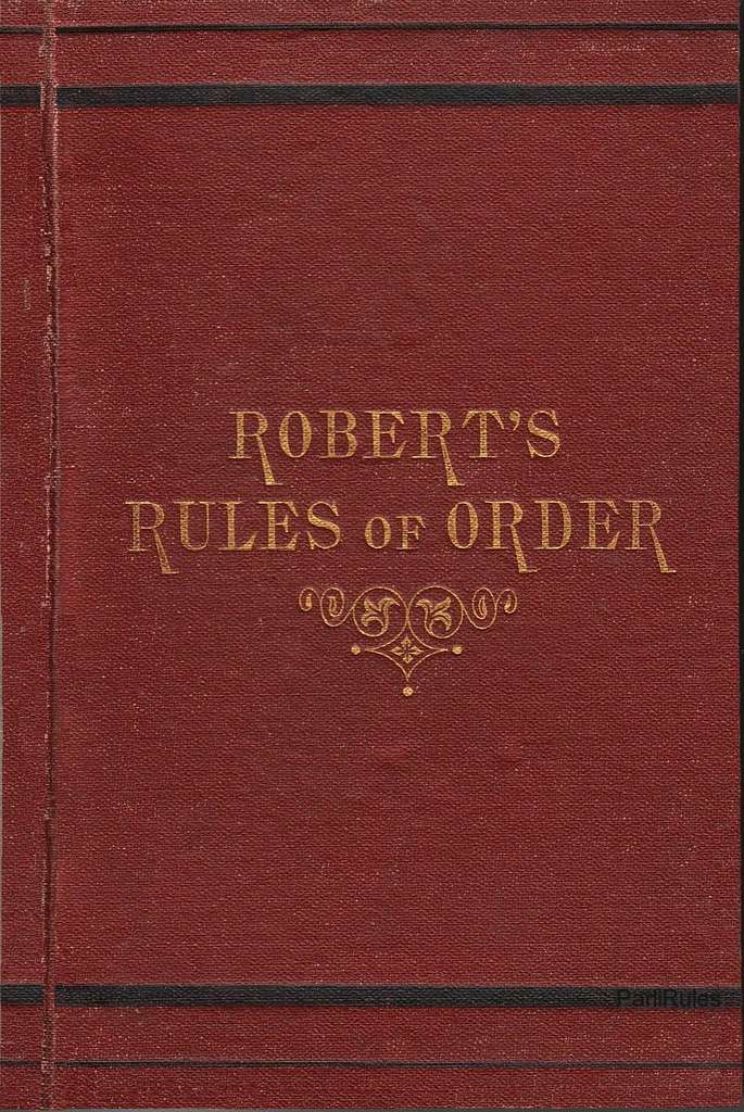 Rules of order were nowhere to be found.